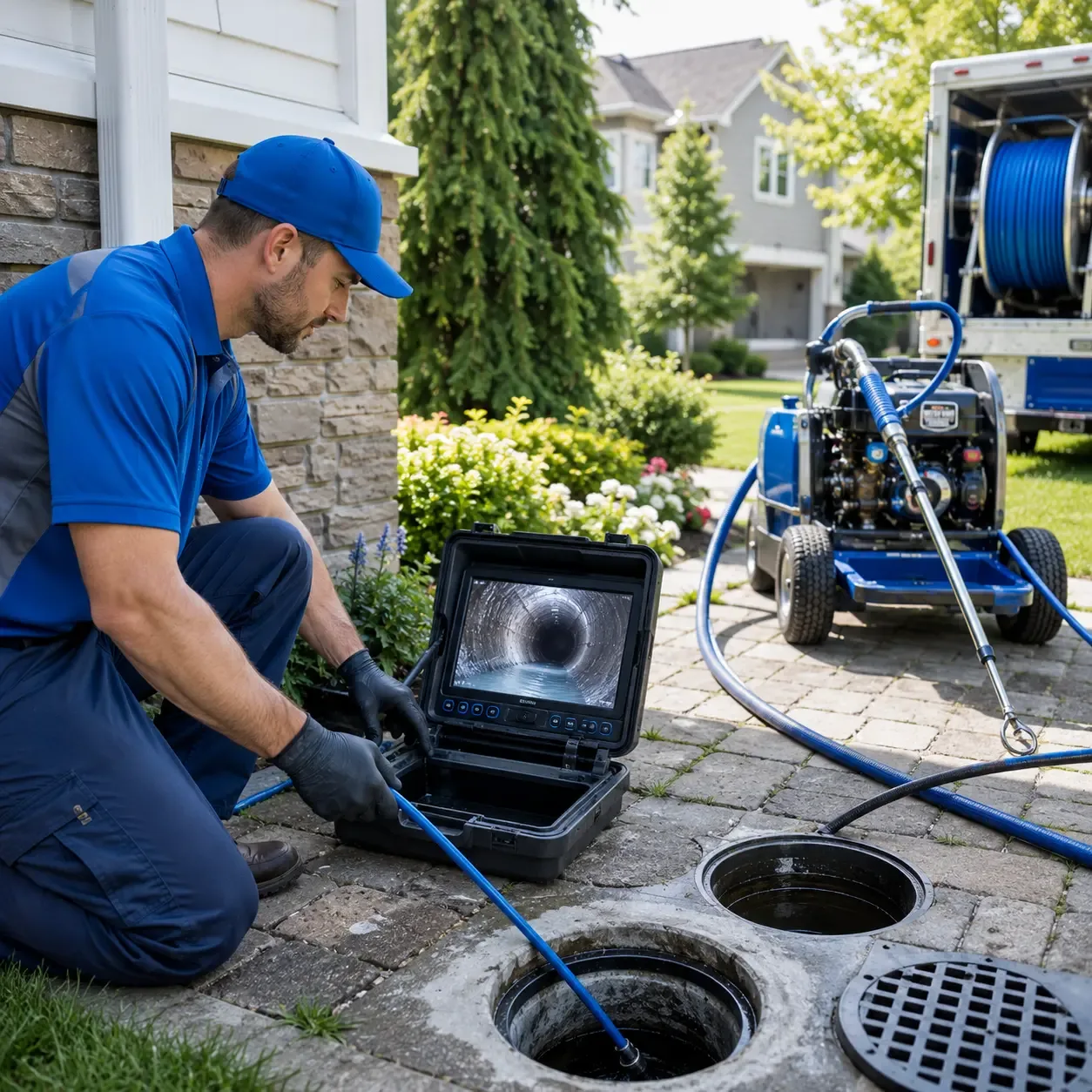 Outdoor drain cleaning professionals serving Shenandoah, PA